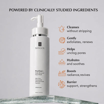 PROCLEAR+ DAILY RENEWAL FACE WASH